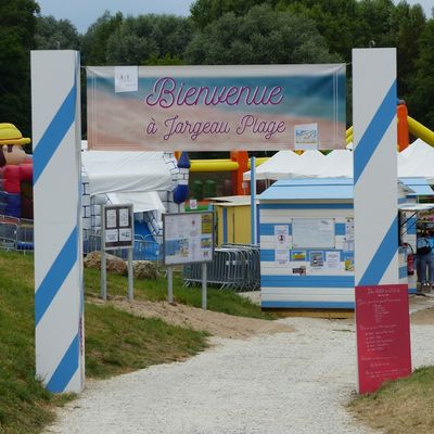 Plage bord de Loire