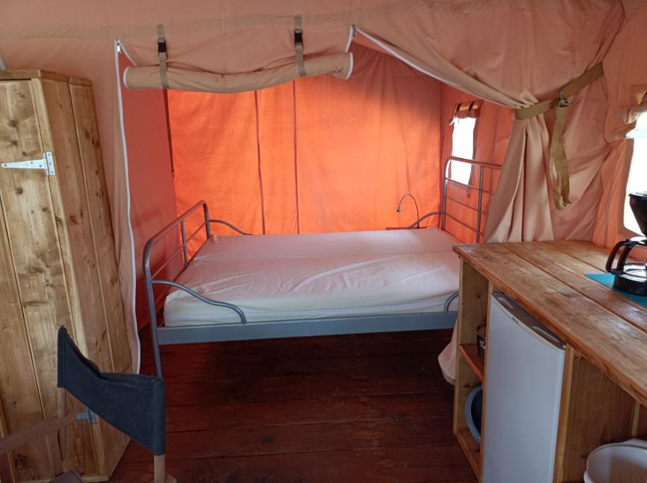 Tente Safari — chambre adulte