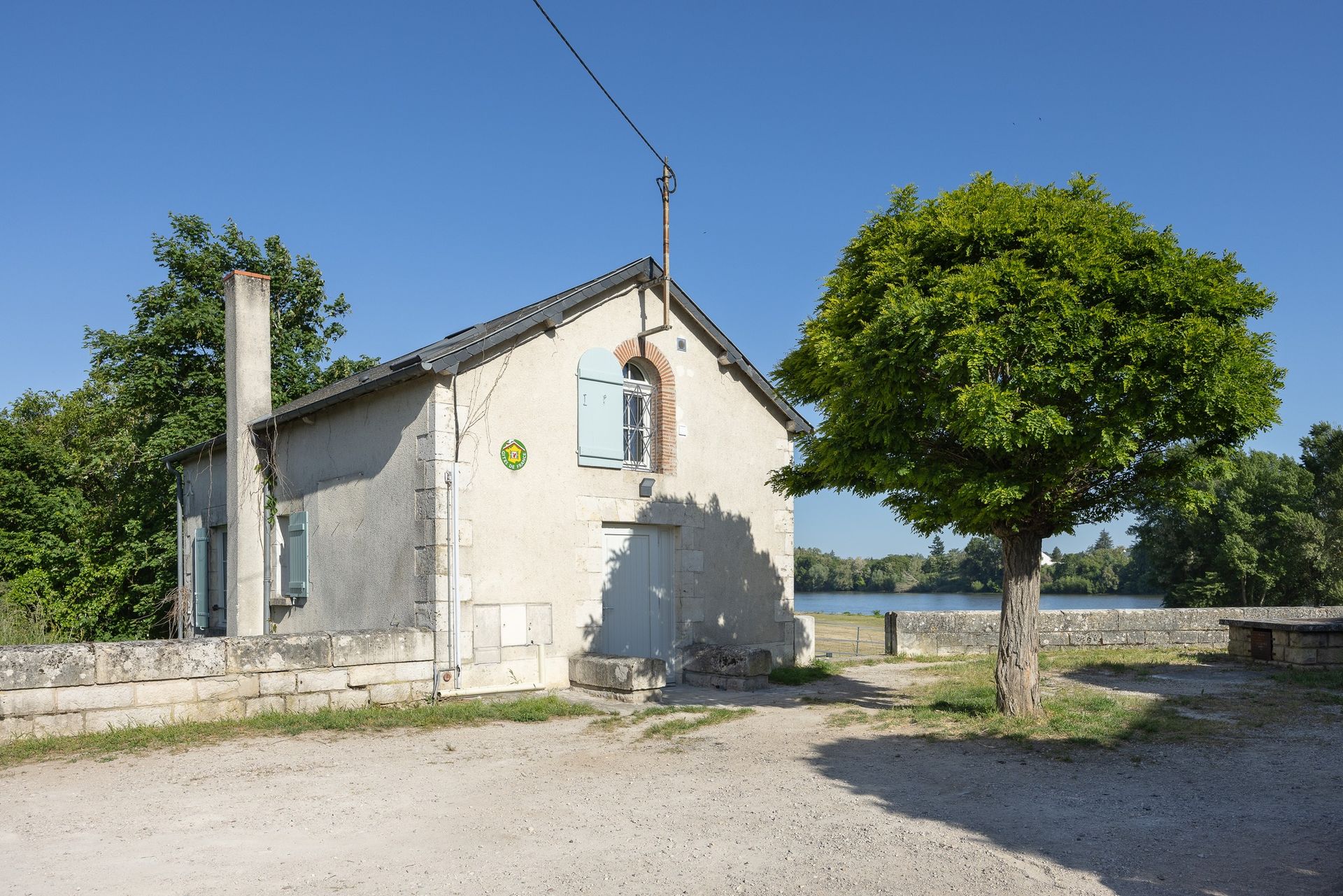 Gîte — vue depuis la Loire
