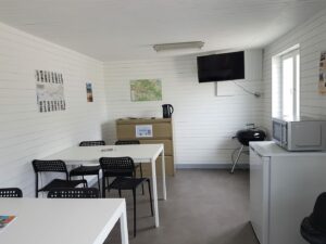 Salle de convivialité du camping l'isle aux moulins